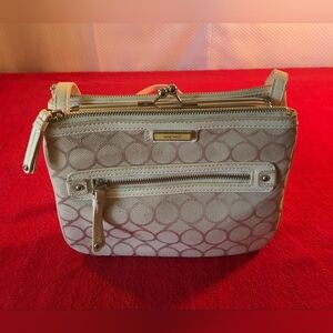 Nine West Cream Patterned Women's Bag